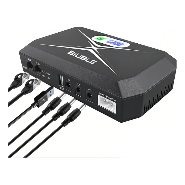 No Break Mini Ups Para Módem 590 Min De Respaldo 15600mah