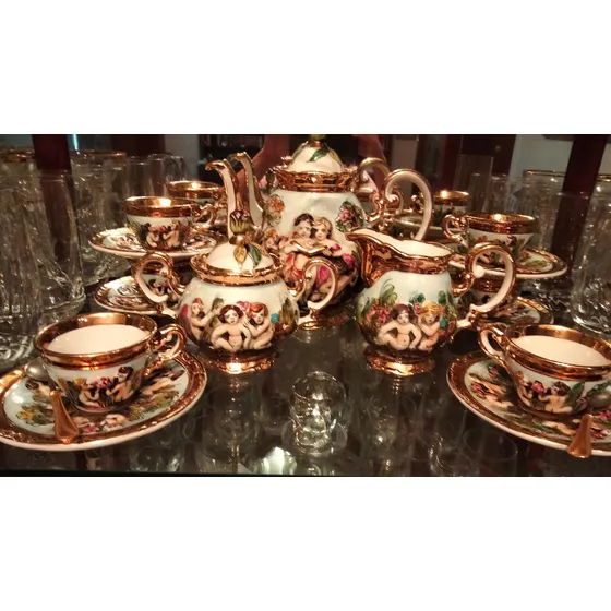 Juego Café Tazas Capodimonte
