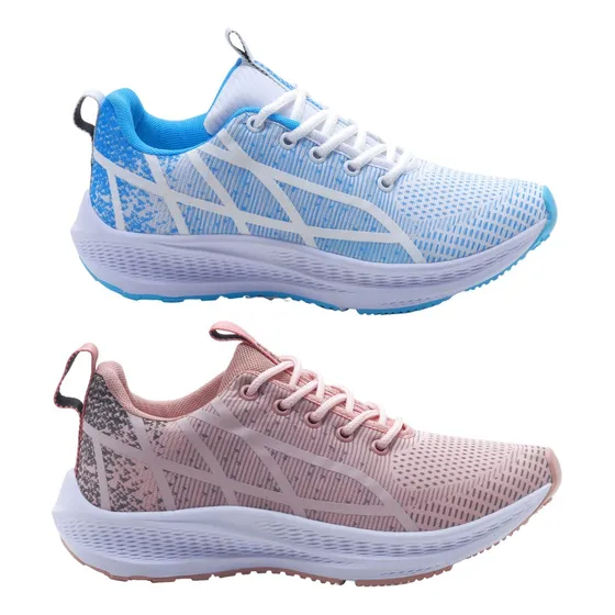 Tênis Feminino Para Caminhada E Academia Top - Combo 2 Pares