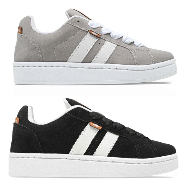 Kit Tênis Casual Camp Feminino Masculino Original Star 2 Par Kit Tênis Casual Camp Feminino Masculino Original Star 2 Par