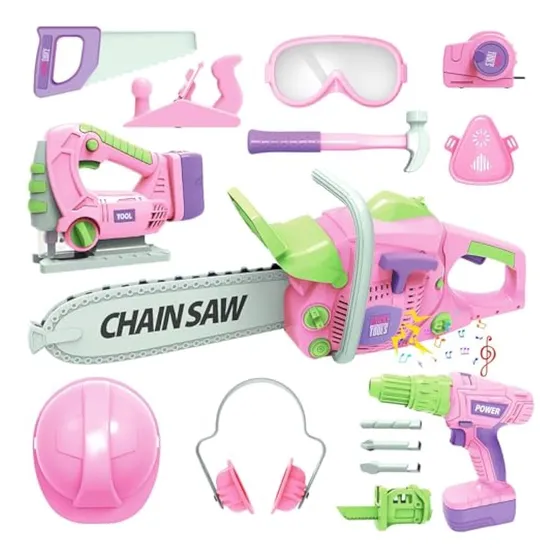 Juego De Herramientas De Construcción Para Niños