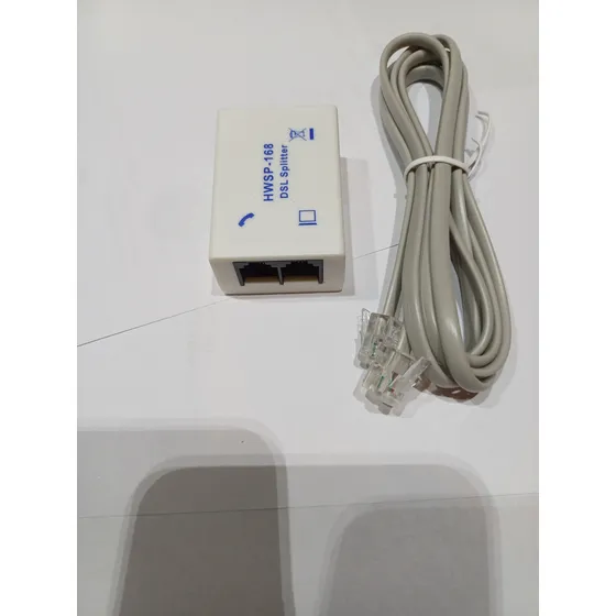 Filtro Adsl Splitter Telefónica Internet Modem + Cable Telf