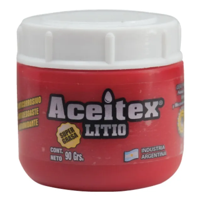 Super Grasa De Litio Aceitex Pote X 500 Gr Bujes Poleas Ejes