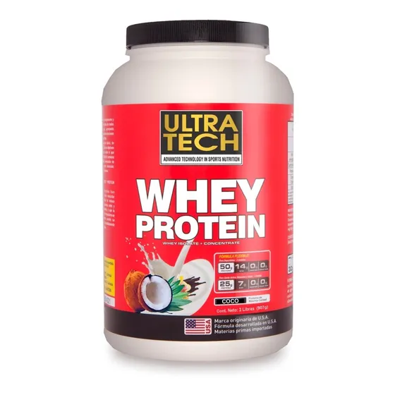 Whey Protein Ultra Tech Classic 907g Polvo 2 Lb