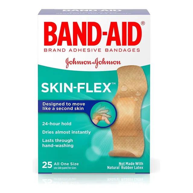 Bandas Band-aid Marca Skin-flex Todos Una Talla, 25 2hjt3