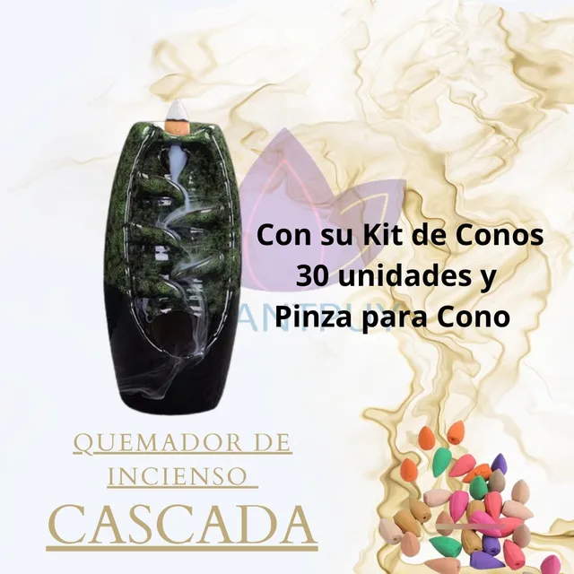 Quemador De Incienso En Cascada