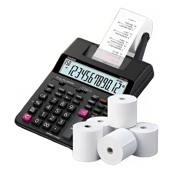 Dbash Caja Rollos De Papel Bond 75x65mm Para Impresora
