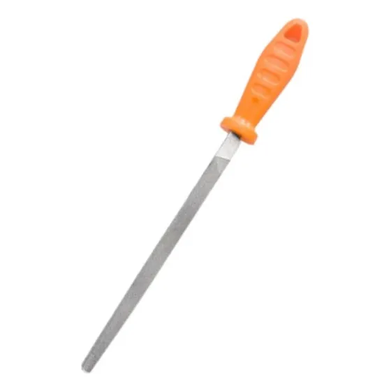 Lima Triangular De Acero 8 Pulgadas Con Mango
