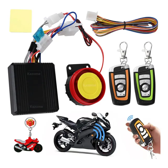 Alarma Antirrobo Moto De Control Remoto,alarma Antirrobo P/moto Encendido A Distancia Control Remoto,alarma De Seguridad Antirrobo Para Moto Encendido Arranque A Distancia Control Remoto