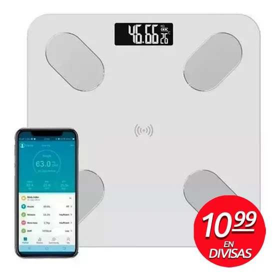 Peso Balanza Corporal Digital Bluetooth Medidor De Grasa