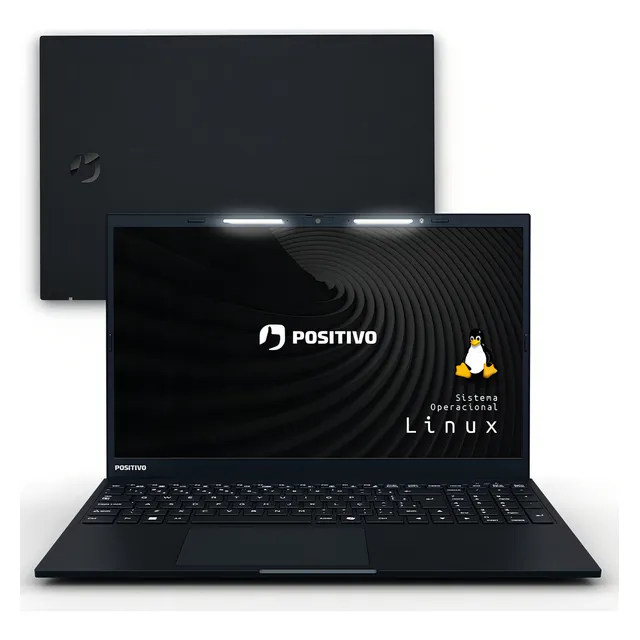 Notebook Positivo Vision I15 Intel® Core I3-n300 Linux 8gb Ram 512gb Ssd Lumina Bar 15,6 Full Hd - Preto
