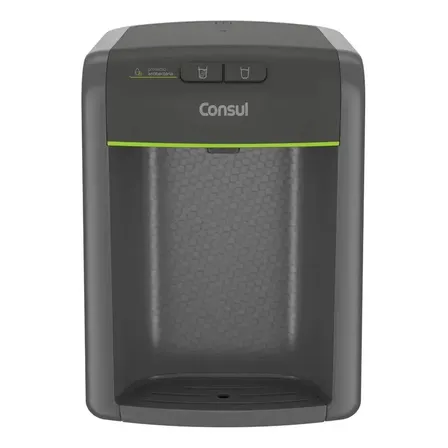 Purificador De Água Consul Cinza Refrigerado Com Proteção Antibactérias Cpb34af 127/220v