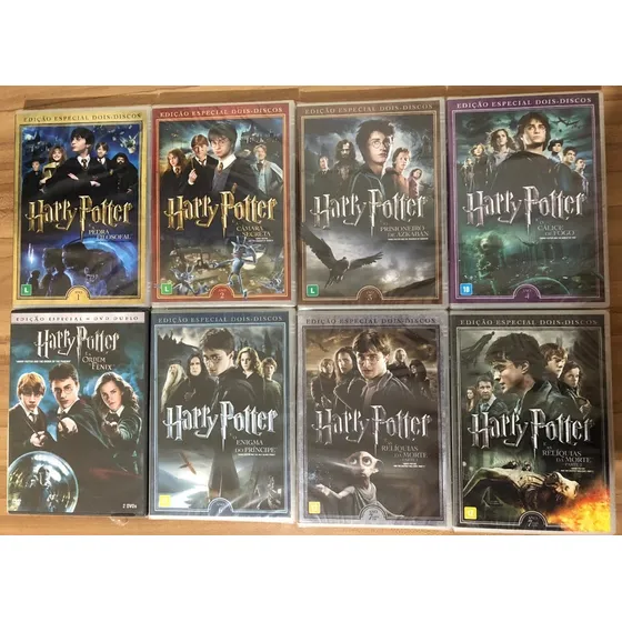 Dvd Coleçao Harry Potter (novo Original Lacrado) Duplo