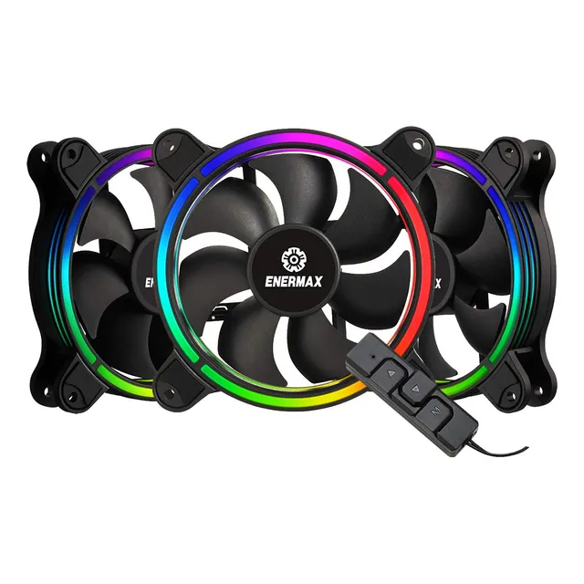 Enermax T.b. Rgb Ad Edition 3 Pack De 120mm Ventilador De