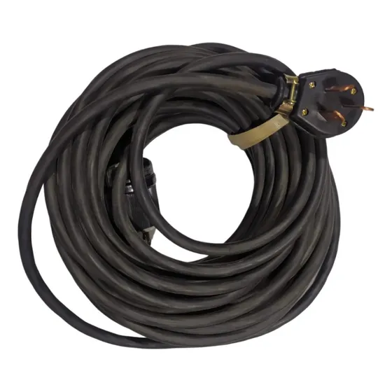 Extension Trifasica Cable 3x10 Encauchetado Por 15 Mts