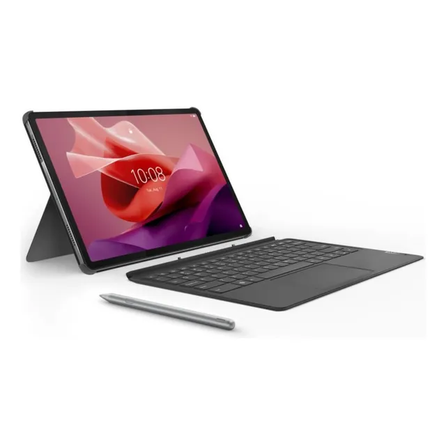 Tablet Lenovo Tab P12 12.7" 3K 8gb 256gb Mediatek 7050 Incluye Lapiz + Teclado Color Gris