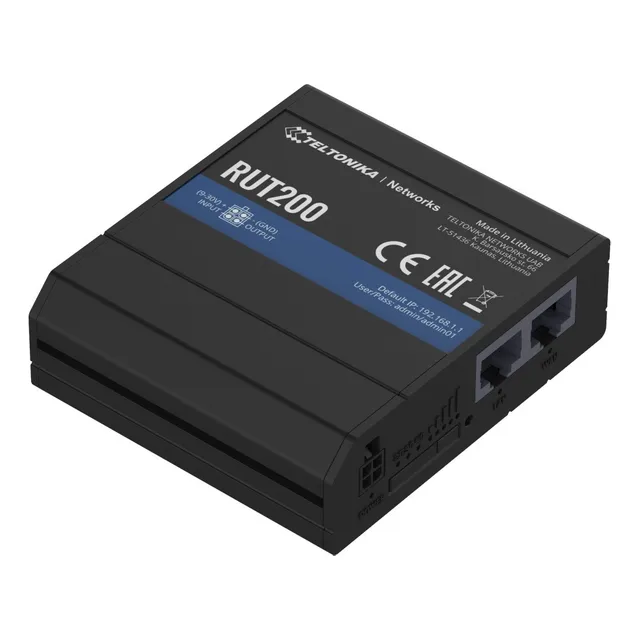Router Celular Industrial 4g Cat4 Teltonika Rut200 Wifi