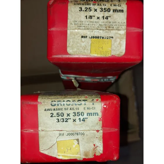 Electrodos De Hierro Colado Níquel Cl Lincon Electric