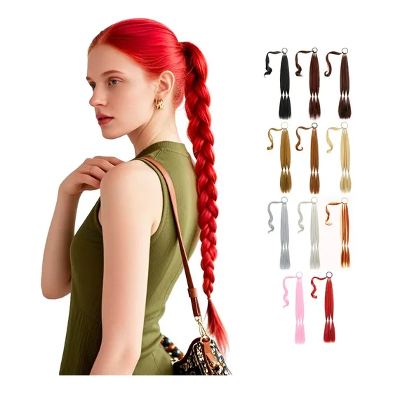 Trenza Postiza 66 Cm Extensiones De Cabello Kanekalon
