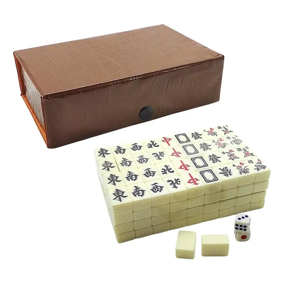 Mahjong Juego De Mesa Tradicional Chino Estrategia M4e