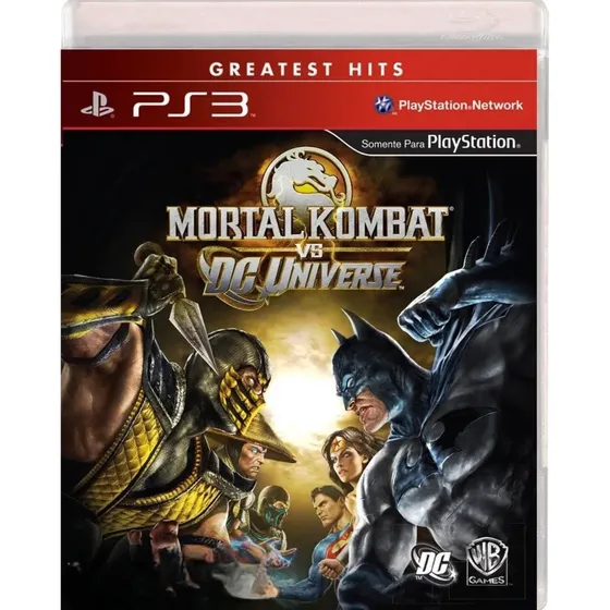 Jogo Mortal Kombat Vs Dc Universe Original Ps3 - Original