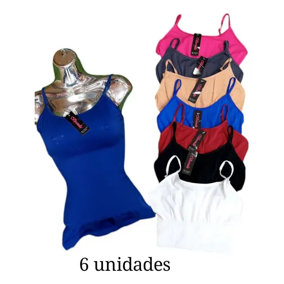 Seis Blusa Tipo Fajas De Damas  ( 6 Unidades)