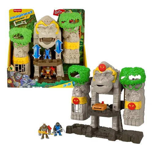 Imaginext Mundo Aventura Set De Juego Fortaleza Gorila