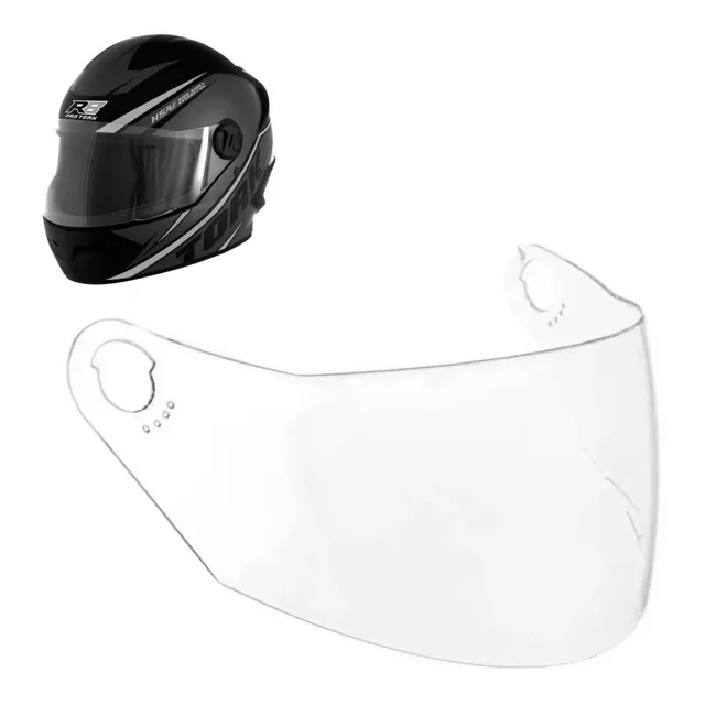 Viseira Cristal Pro Tork R8, New Liberty 4 E 5 