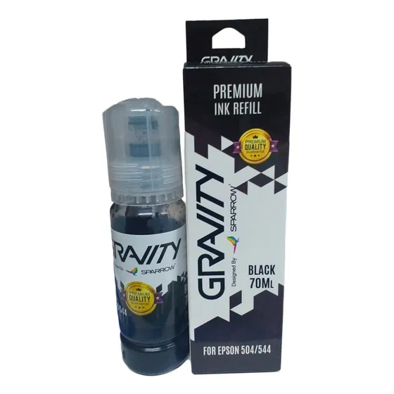 Botella Tinta Impresora Sc 70ml Compatible Epson 504 /544 ® Tinta Negro