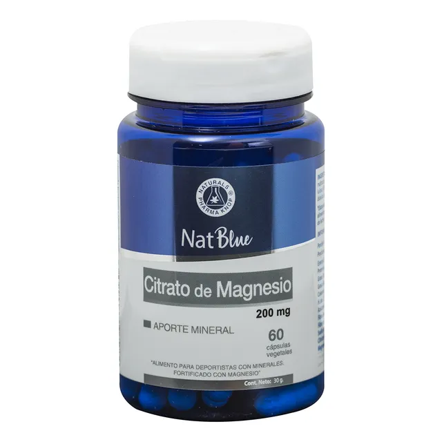 Citrato De Magnesio 200 Mg X 60  Natblue
