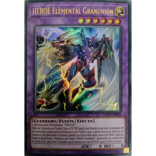 Yugioh! Héroe Elemental Granunion Dupo-sp004 1st Ed Ultra Yugioh! Héroe Elemental Granunion Dupo-sp004 1st Ed Ultra
