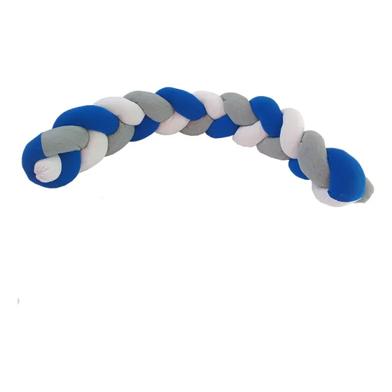 Protector De Cuna Tipo Trenza Lateral 1.30 Mts