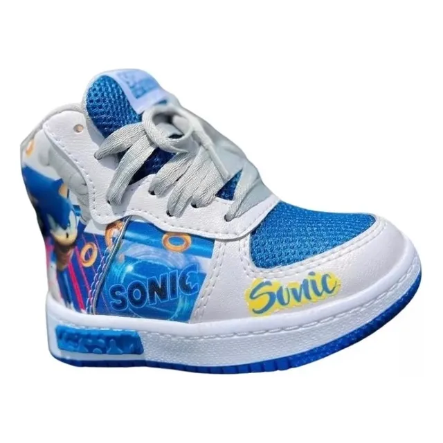 Zapato Botas Deportivas De Sonic Para Niños Kids,