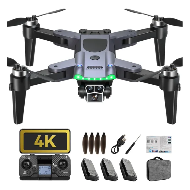 Drone Gps Con Cámara 4k Para Adultos, Drone S166