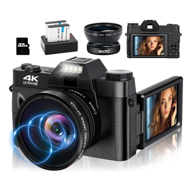 Ourlife Fábrica Ourlife Cámara Digital R10A DSLR color negro