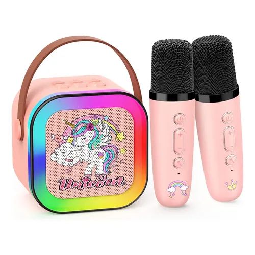 JAUYXIAN Altavoz Bluetooth con Dos Micrófonos Inalámbricos, Altavoz para Exteriores con Subwoofer/Tweeter, Sistema de Altavoces PA Portátil con Control Remoto, Luces de Discoteca, FM, REC para Hogar JAUYXIAN Altavoz Bluetooth con Dos Micrófonos Inalámbricos, Altavoz para Exteriores con Subwoofer/Tweeter, Sistema de Altavoces PA Portátil con Control Remoto, Luces de Discoteca, FM, REC para Hogar