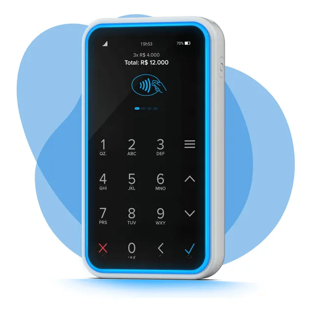 Maquininha Mercado Pago Point Air Mp300 Claro 9h Bateria