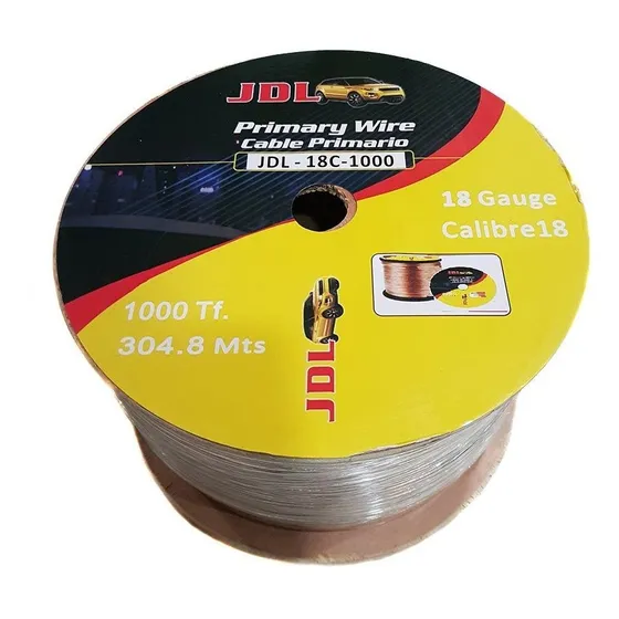 Cable Parlante Jdl Oxigenado Calibre 18 Rollo 304 Mts