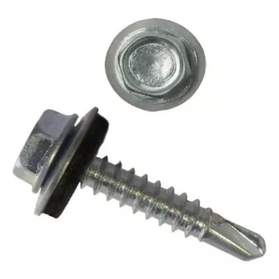 Tornillo Hexagonal Punta Broca 12x3/4 Con Golilla 500 Und