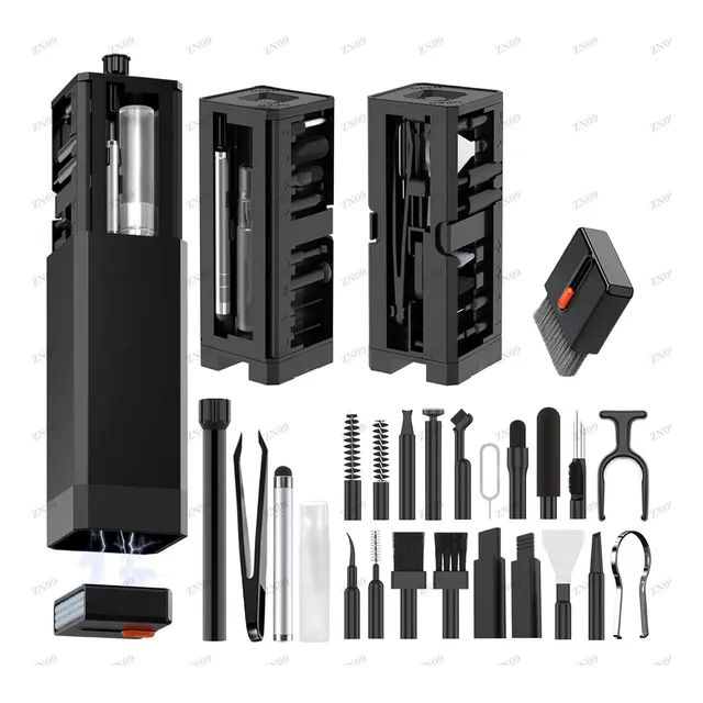 32 En 1 Brochas Limpieza Kit Aparatos Electrónicos Portátil