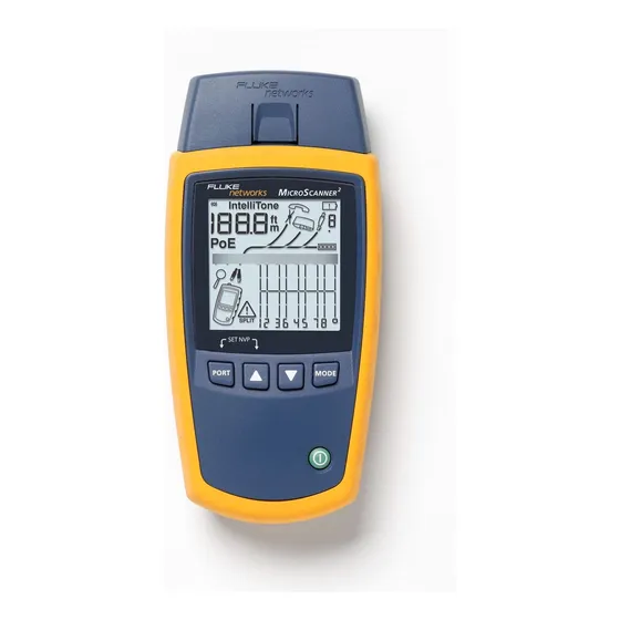 Fluke Networks Ms2-100 Microscanner2 Rj11 Rj45 101001000 Poe