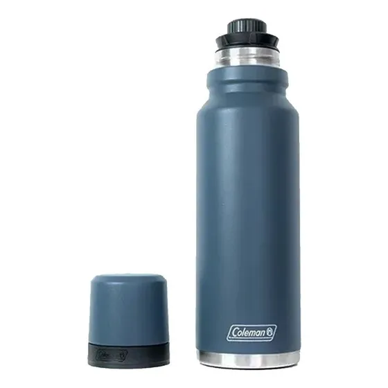 Termo Matero Coleman Acero Inox 1,2 Litros Azul Cebador