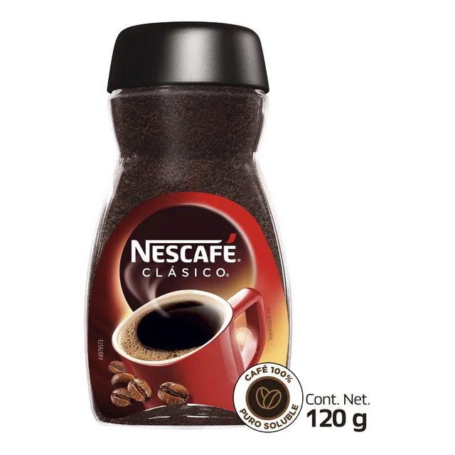 Cafe Nescafe Clasico 120gr (1 Pieza)