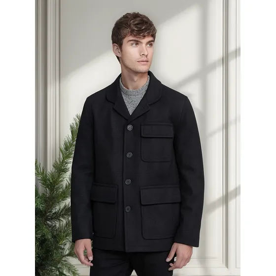 Abrigo Marc New York By Andrew Marc Lyons Bakers Jacket...