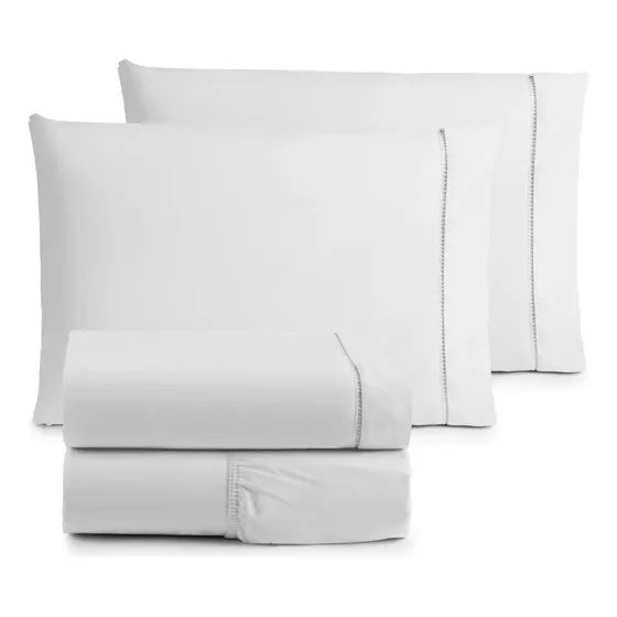 Lençol com elástico Vilma Enxovais 600 Fios JOGO DE CAMA queen cor branco 400 fios
