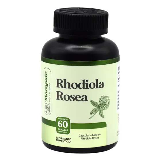 Rhodiola Rosea Premium Pura | Energía Y Ánimo | 60 Cápsulas De 500 Mg | Cápsulas Veganas | Dura 2 Mes | Momosie