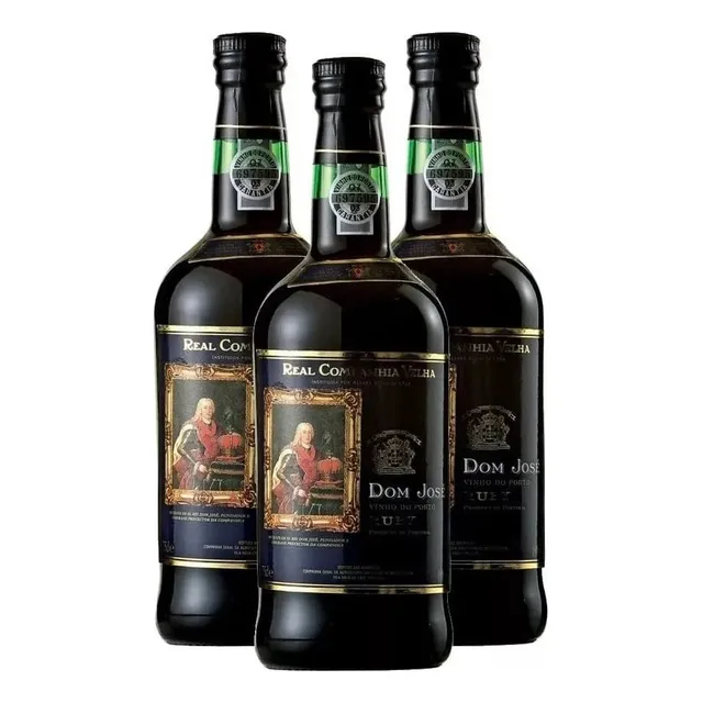 X3 Vino Dom José Oporto Ruby 750 Ml Real Companhia Velha Tx