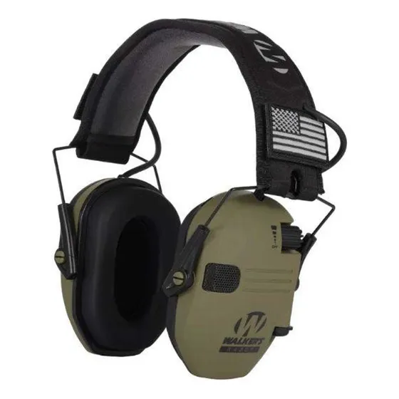 Abafador Auricular Eletrônico Walker´s Razor Verde