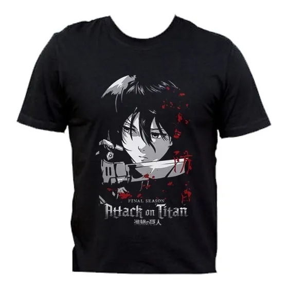 Playera Shingeki No Kyojin Attack On Titan Mikasa Anime