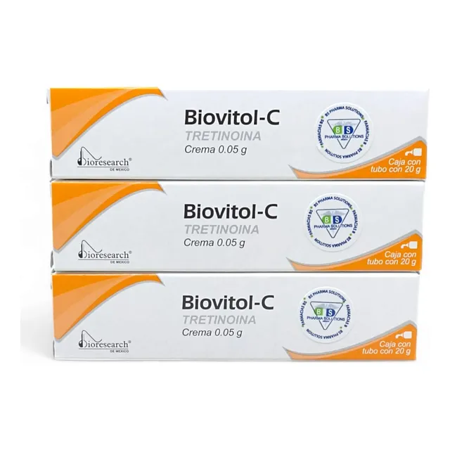 3 Biovitol-c Tretinoína Crema 0.05% C/20 G Bioresearch